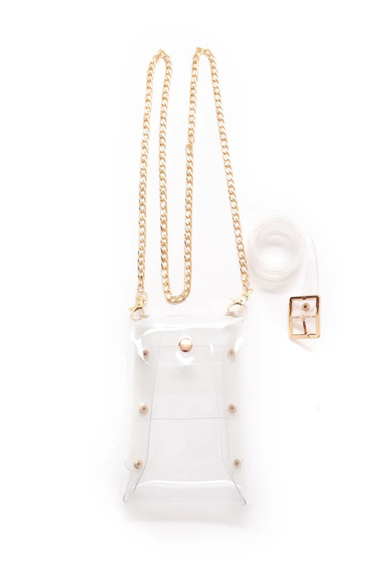 All Exposed Belt Bag - Clear