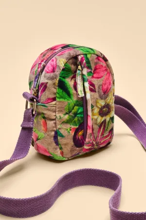 Botanicals Velvet Crossbody Bag
