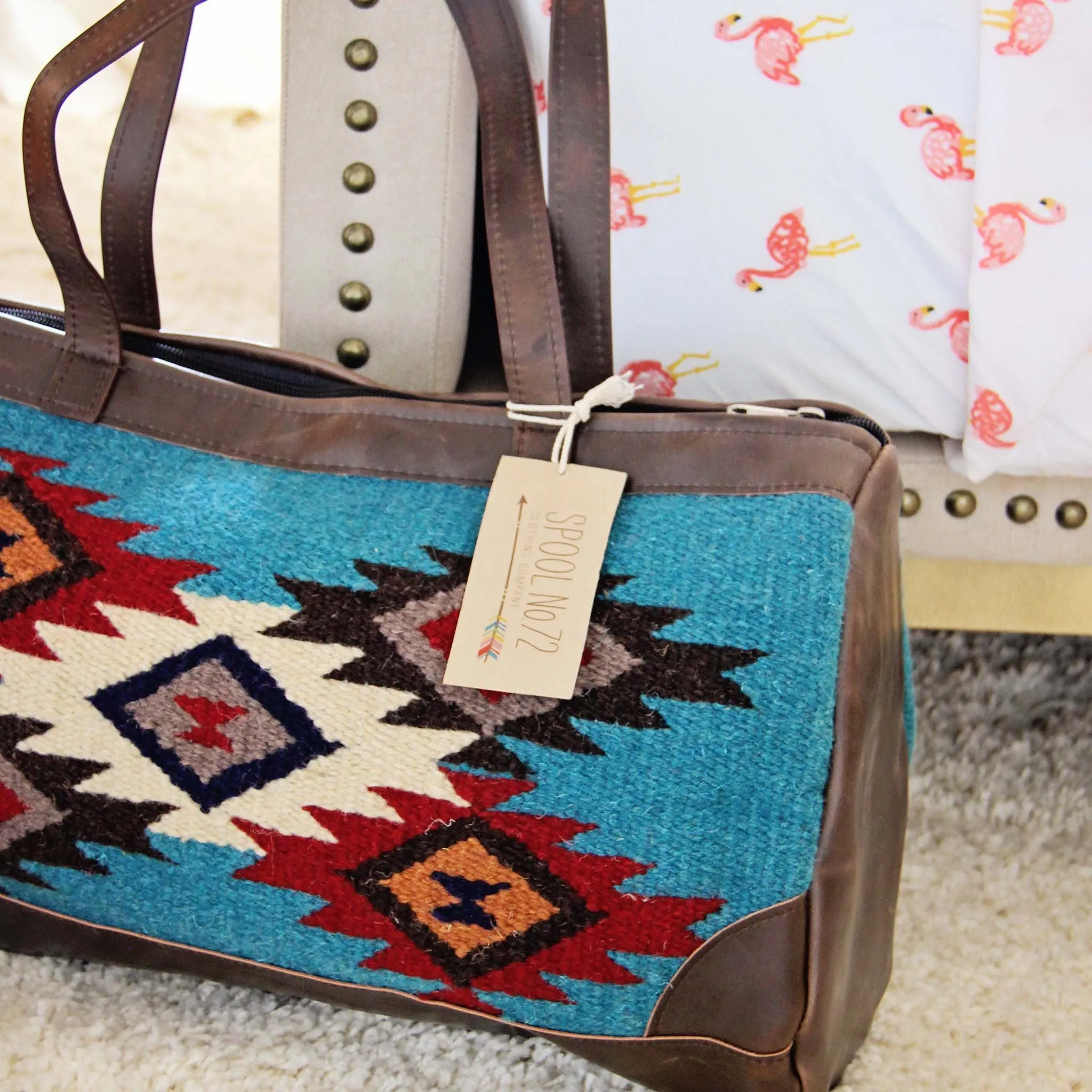 Canyonland Rug Bag in Turquoise