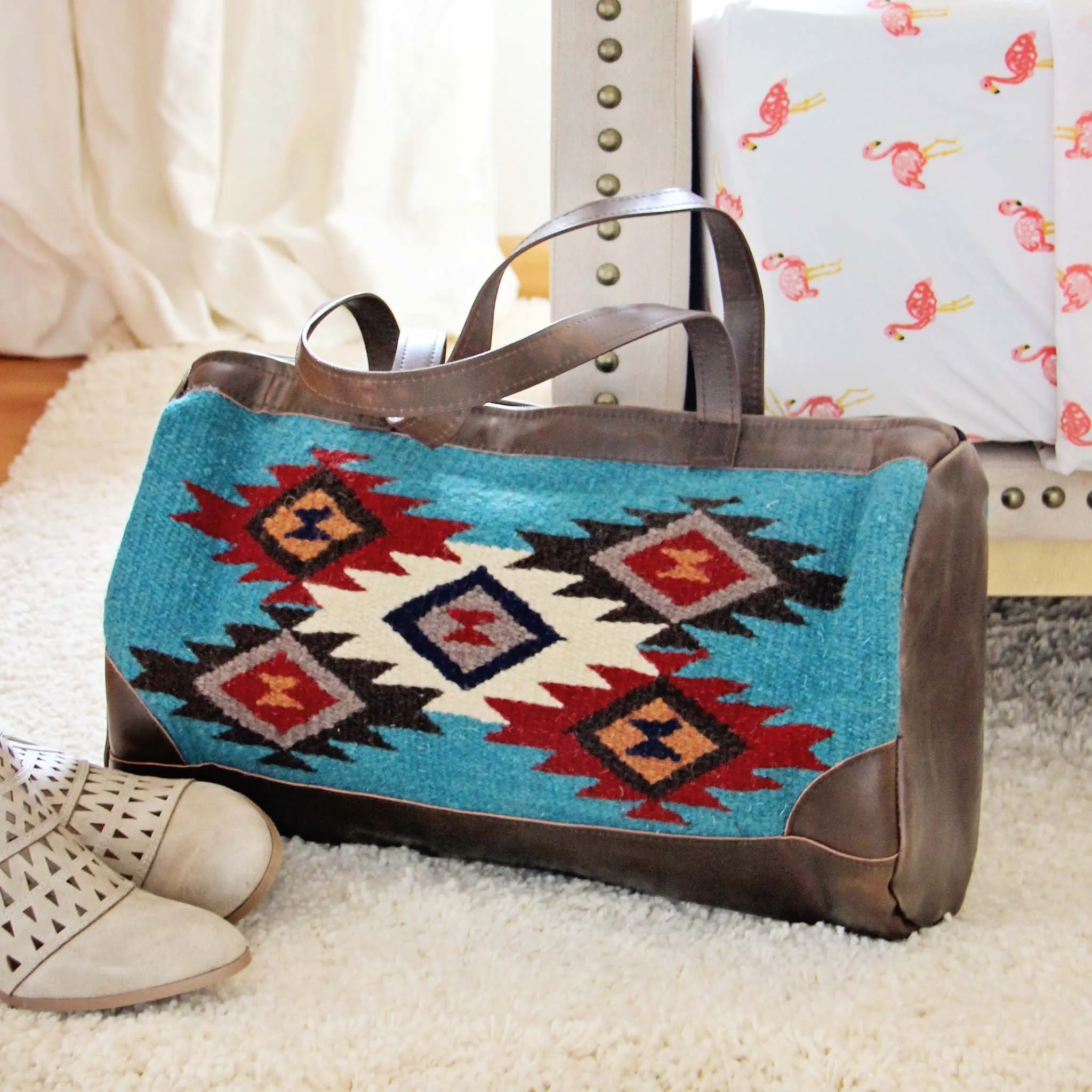 Canyonland Rug Bag in Turquoise