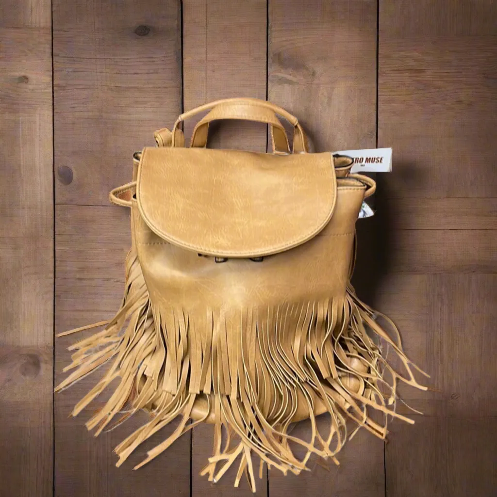 Convertible Shoulder Bag Draw String Closure