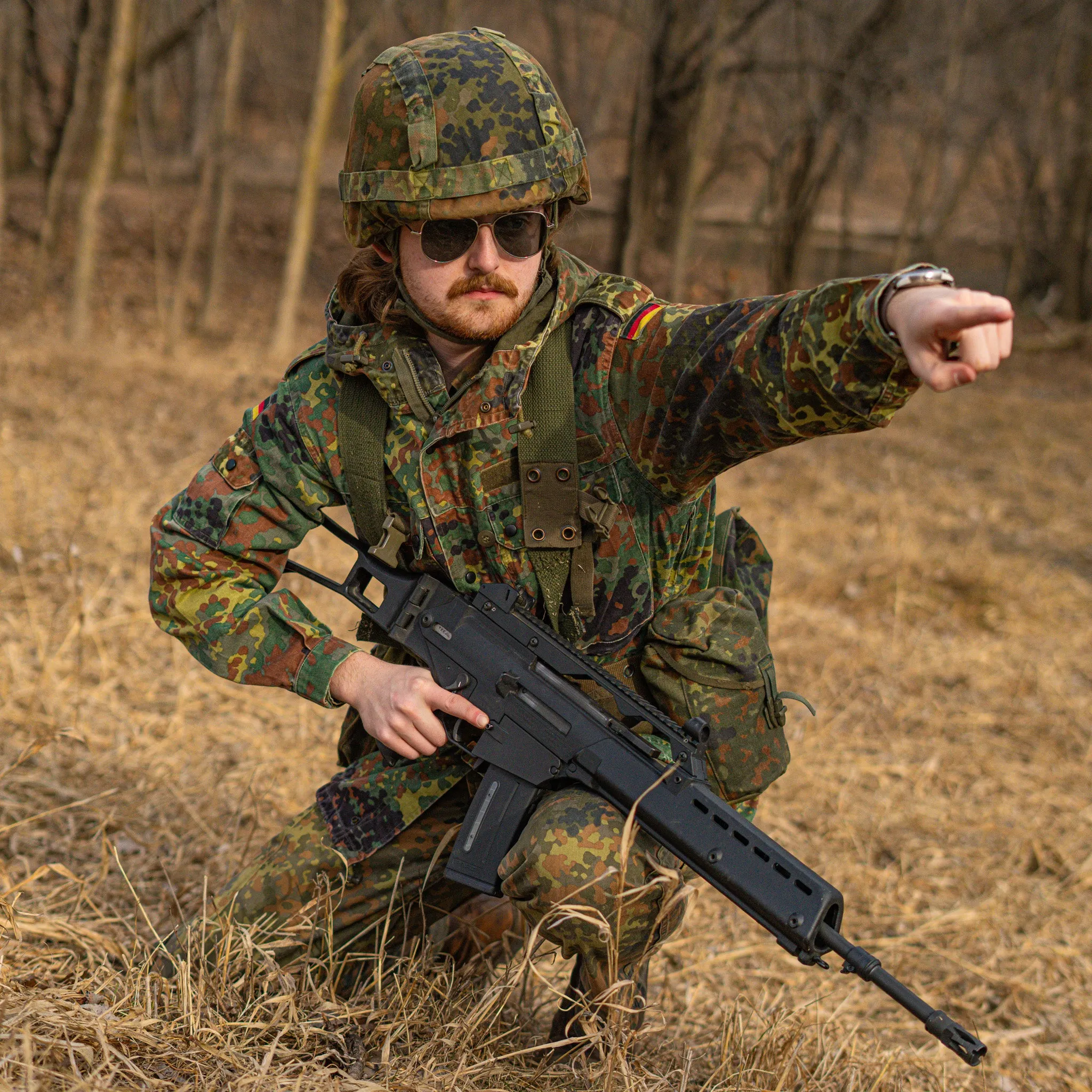 Issued Bundeswehr Lochkoppel LARP Bundle