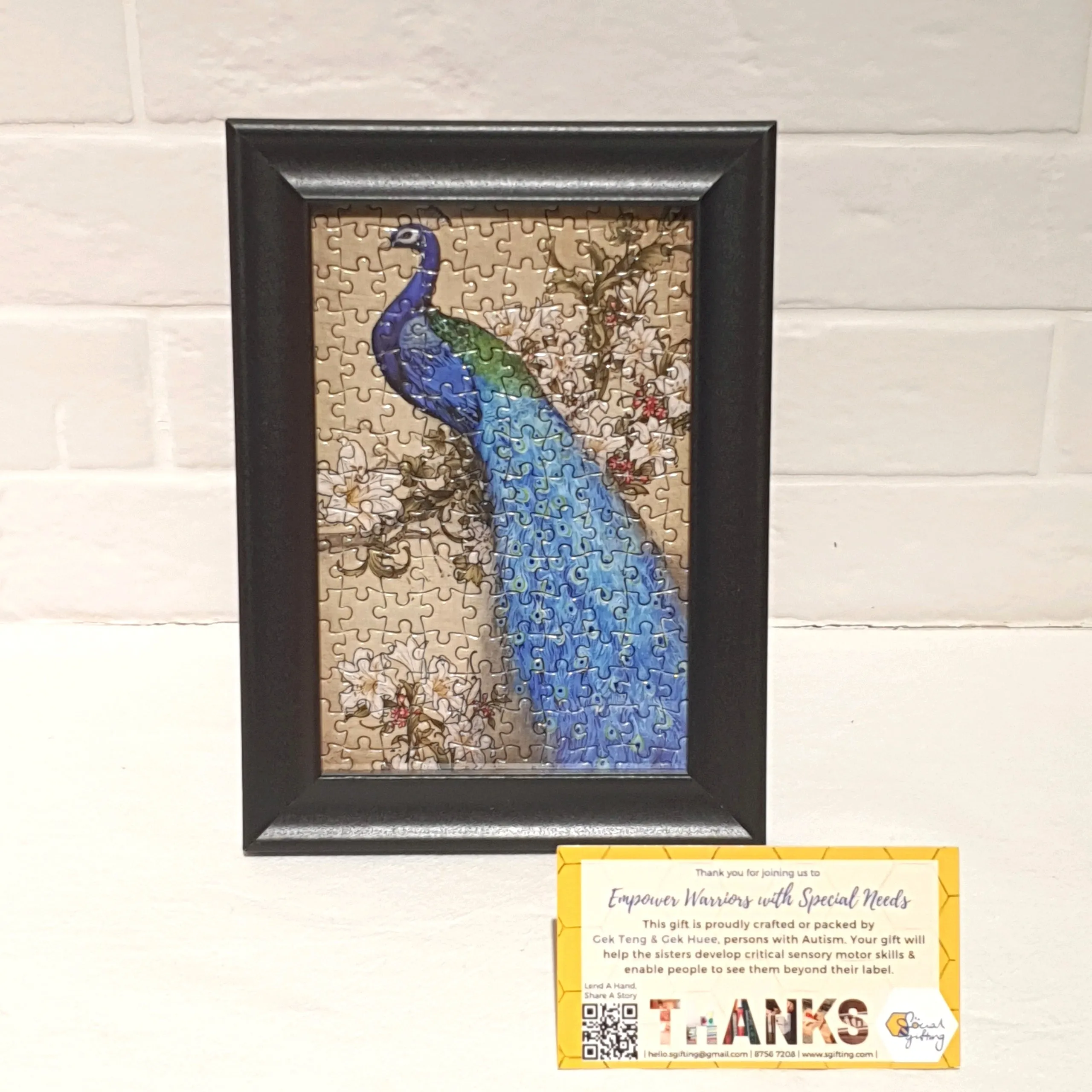Jigsaw with Wooden Frame