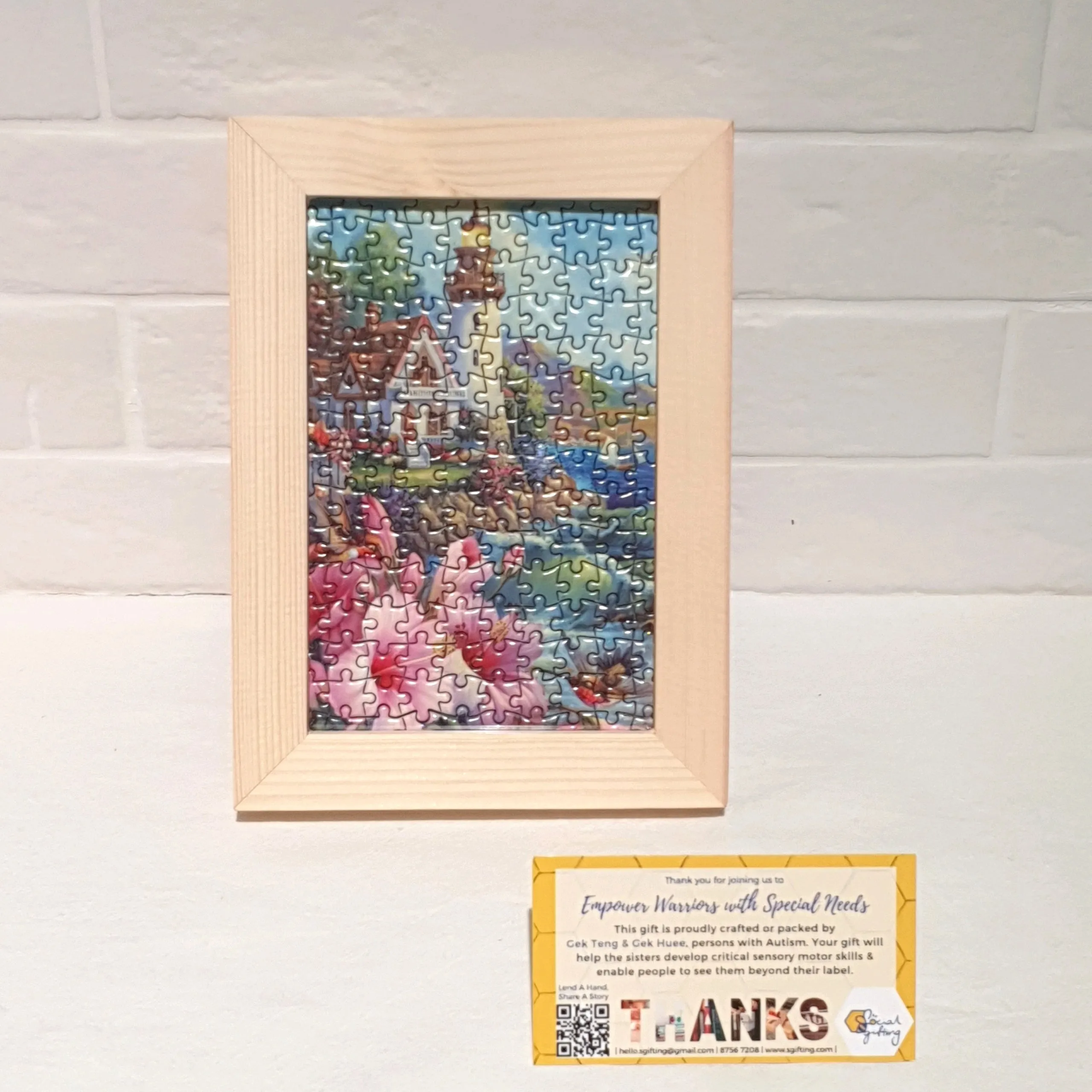 Jigsaw with Wooden Frame
