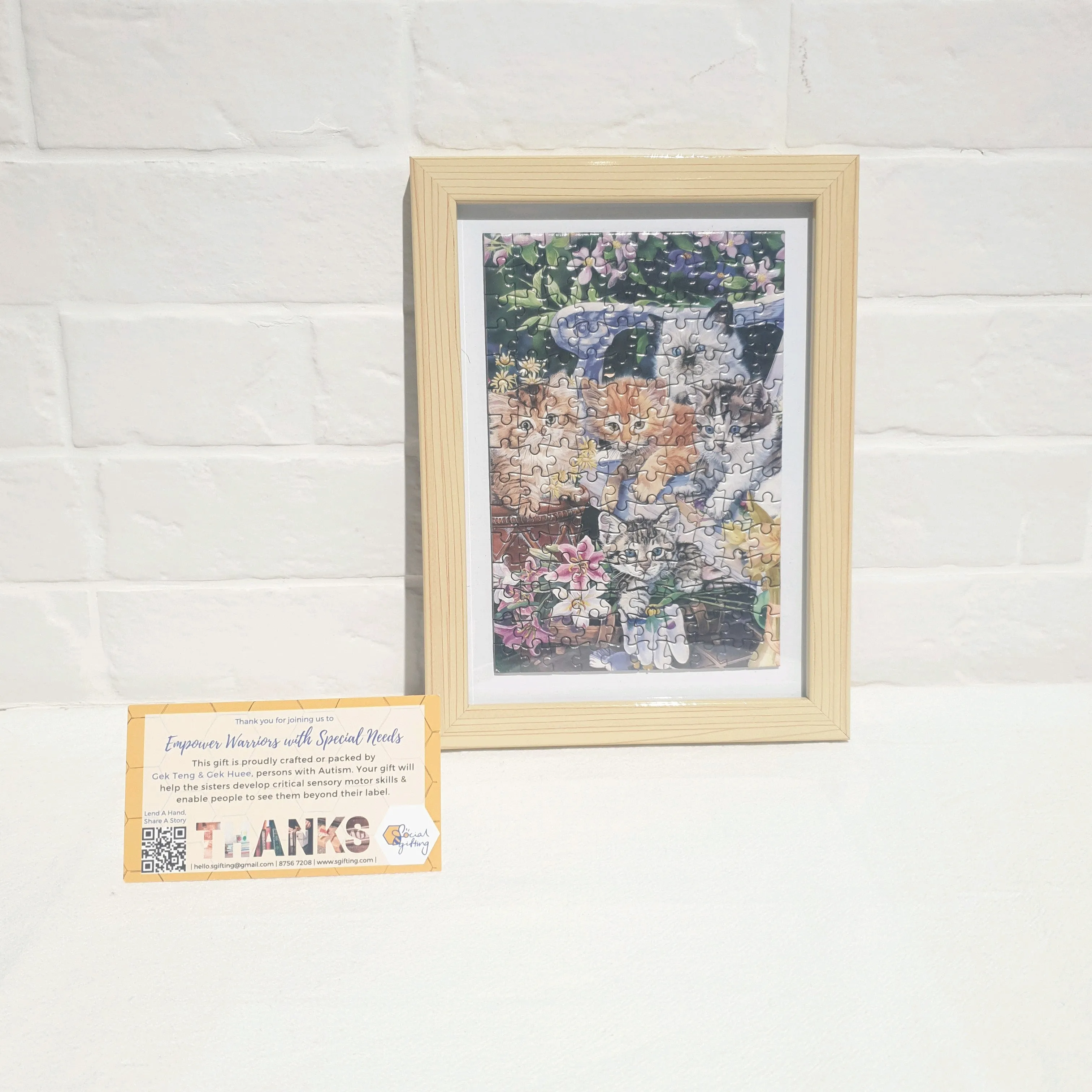 Jigsaw with Wooden Frame
