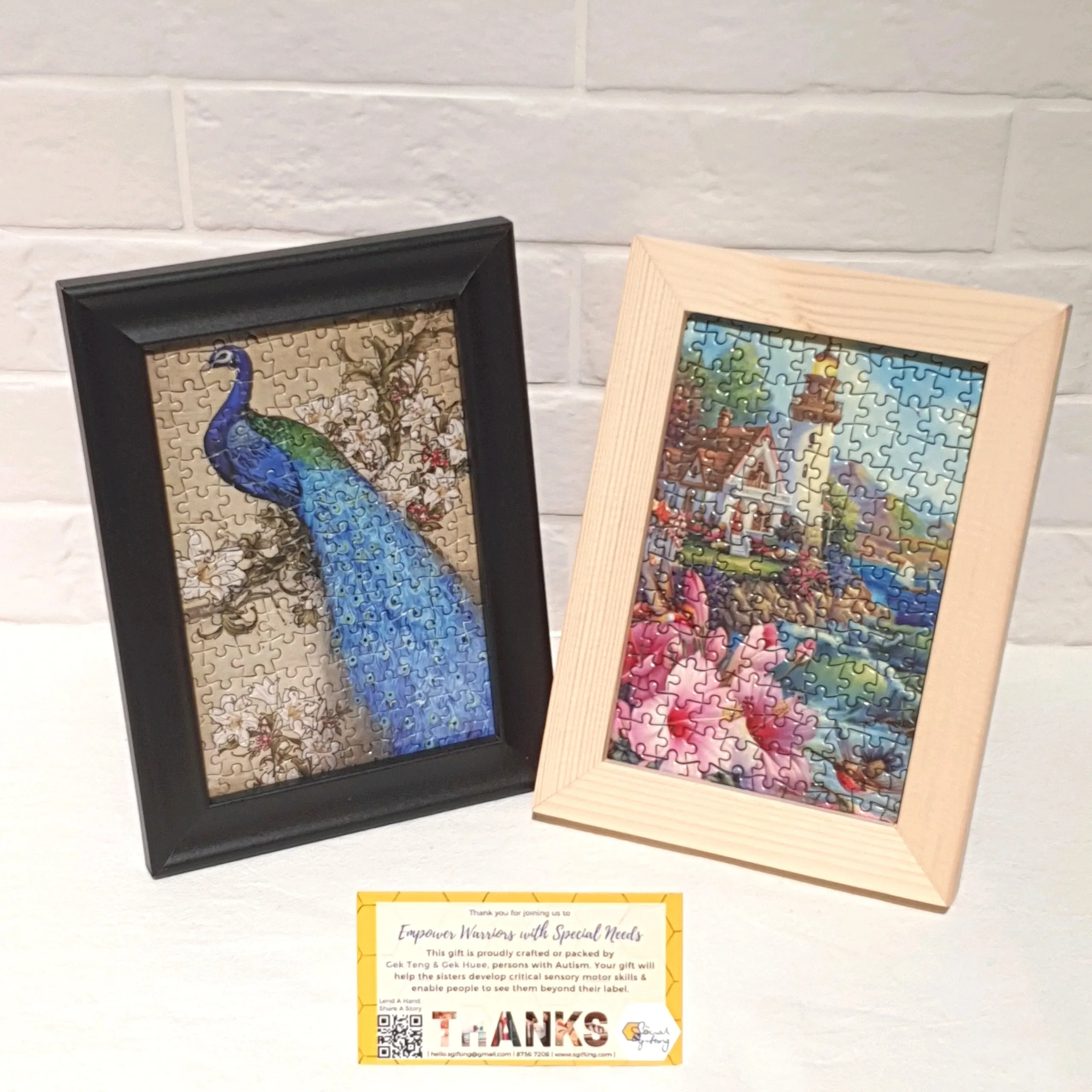 Jigsaw with Wooden Frame