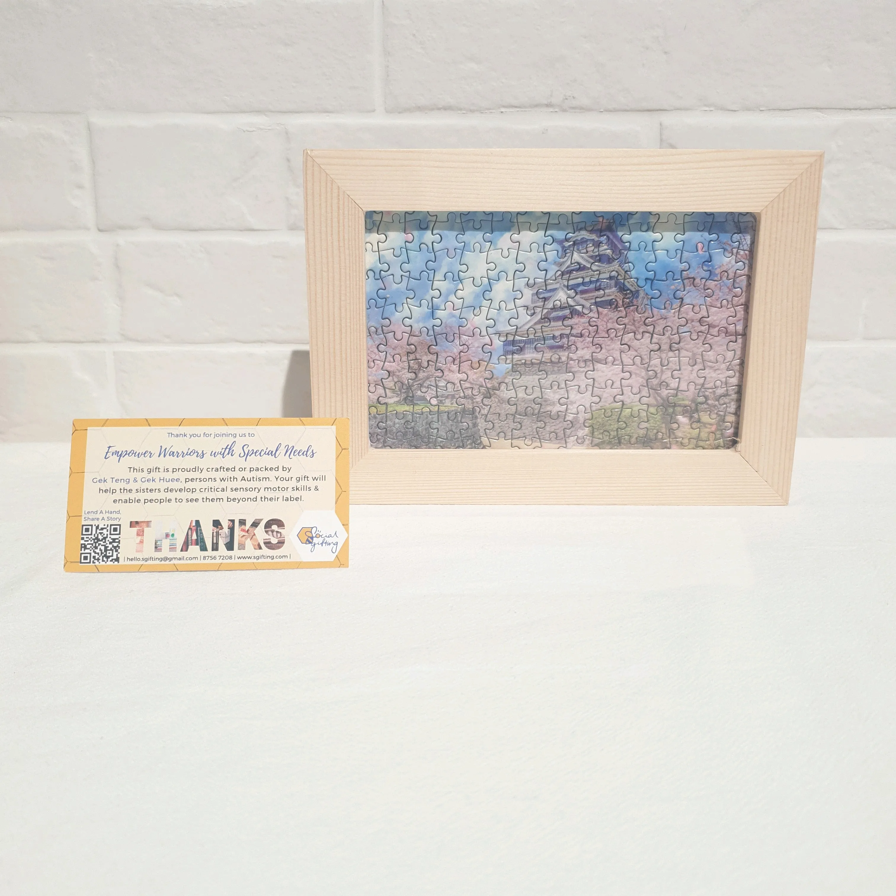 Jigsaw with Wooden Frame