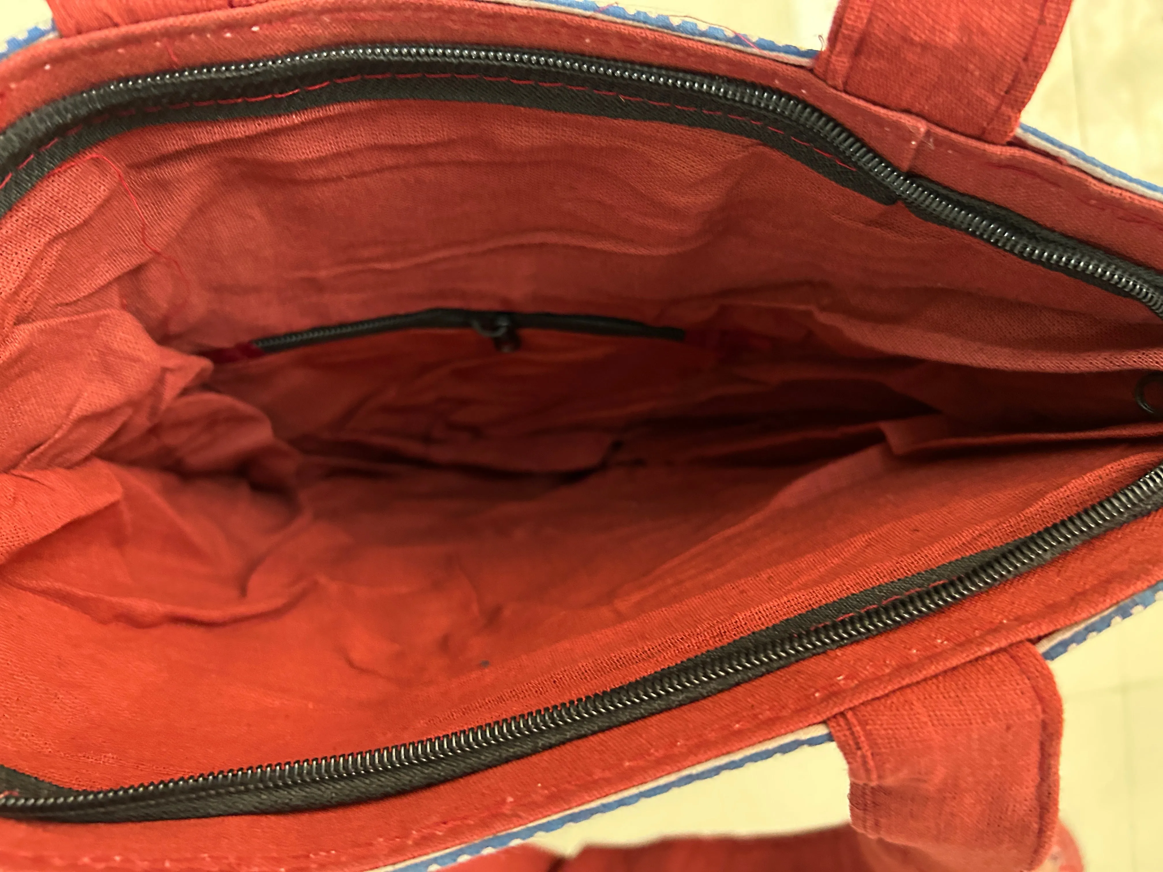 Maroon Ajrakh Shoulder Bag