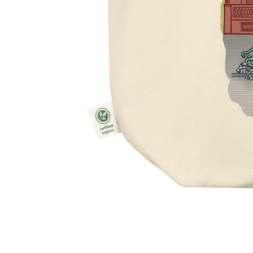 Philly bike parts tote bag