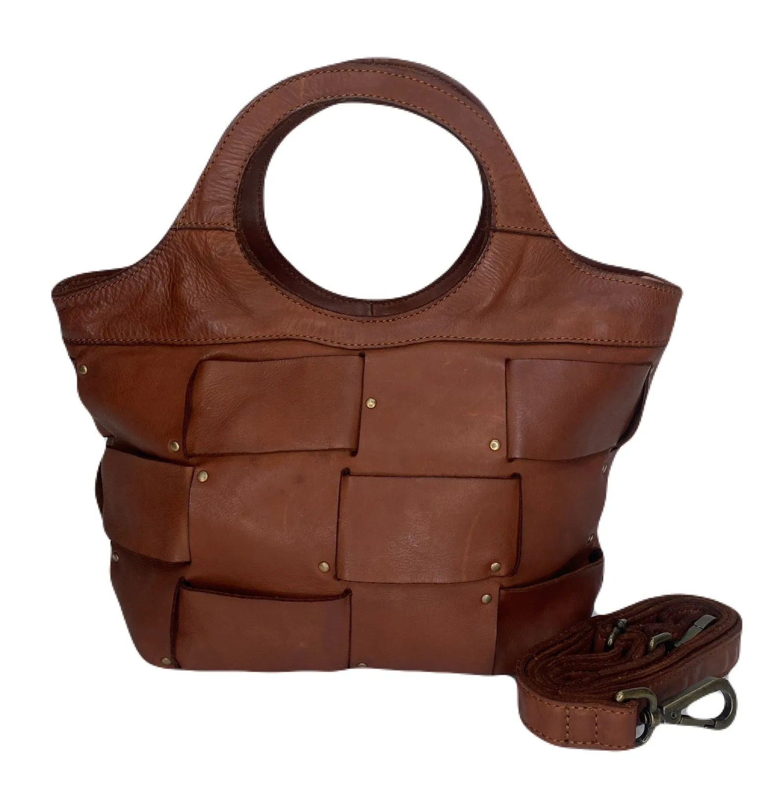 Riley Crossbody Bag - Cognac