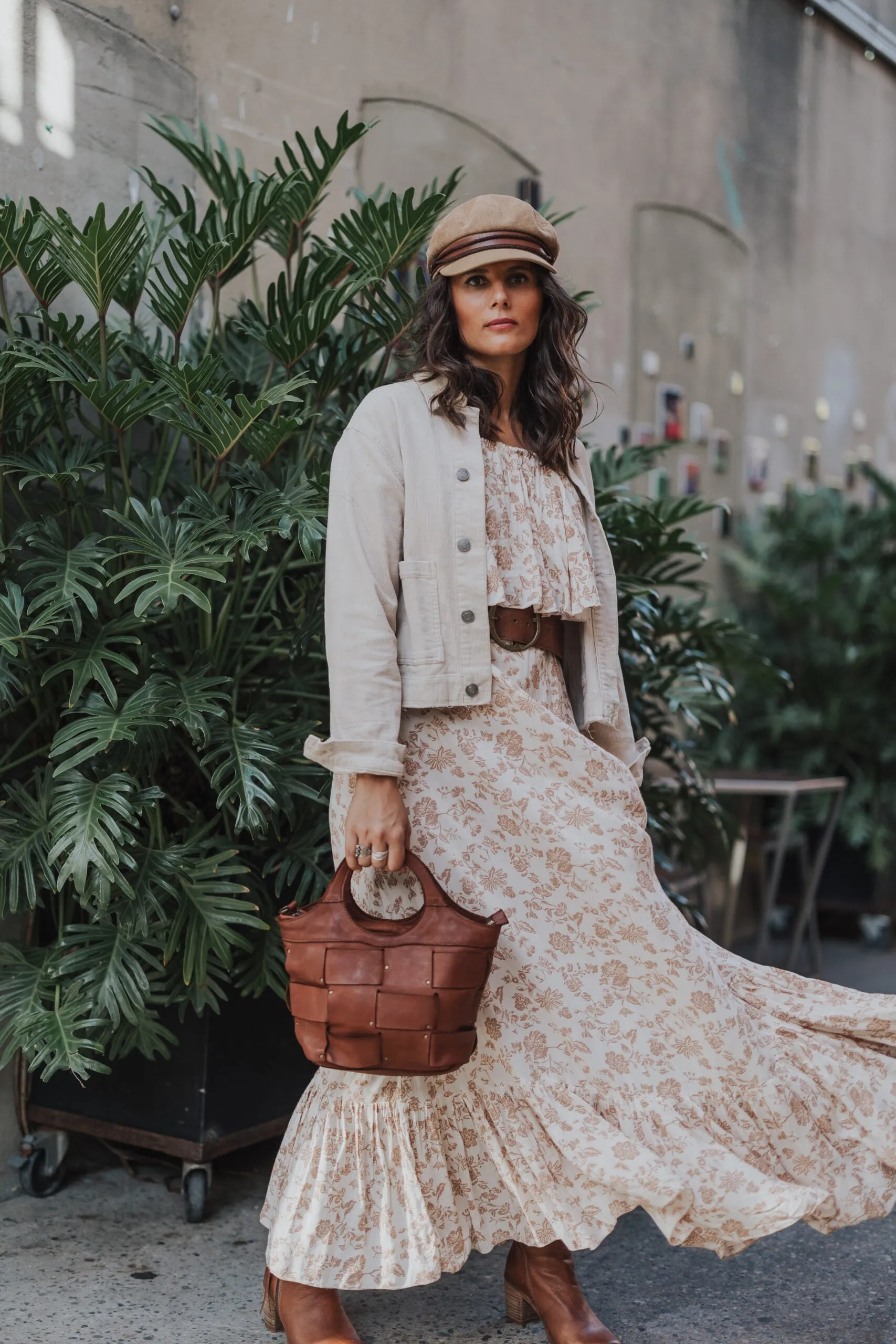 Riley Crossbody Bag - Cognac