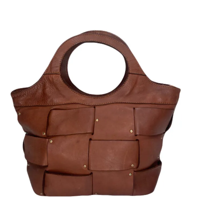 Riley Crossbody Bag - Cognac