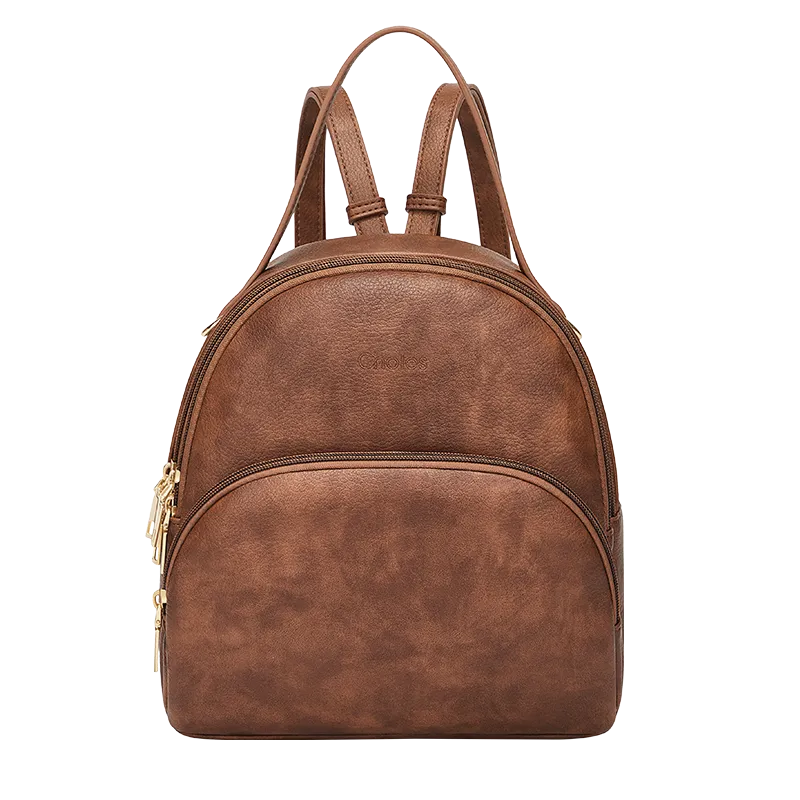 Stylish Women's Leather Backpack - Perfect for School, Travel, and Everyday Use