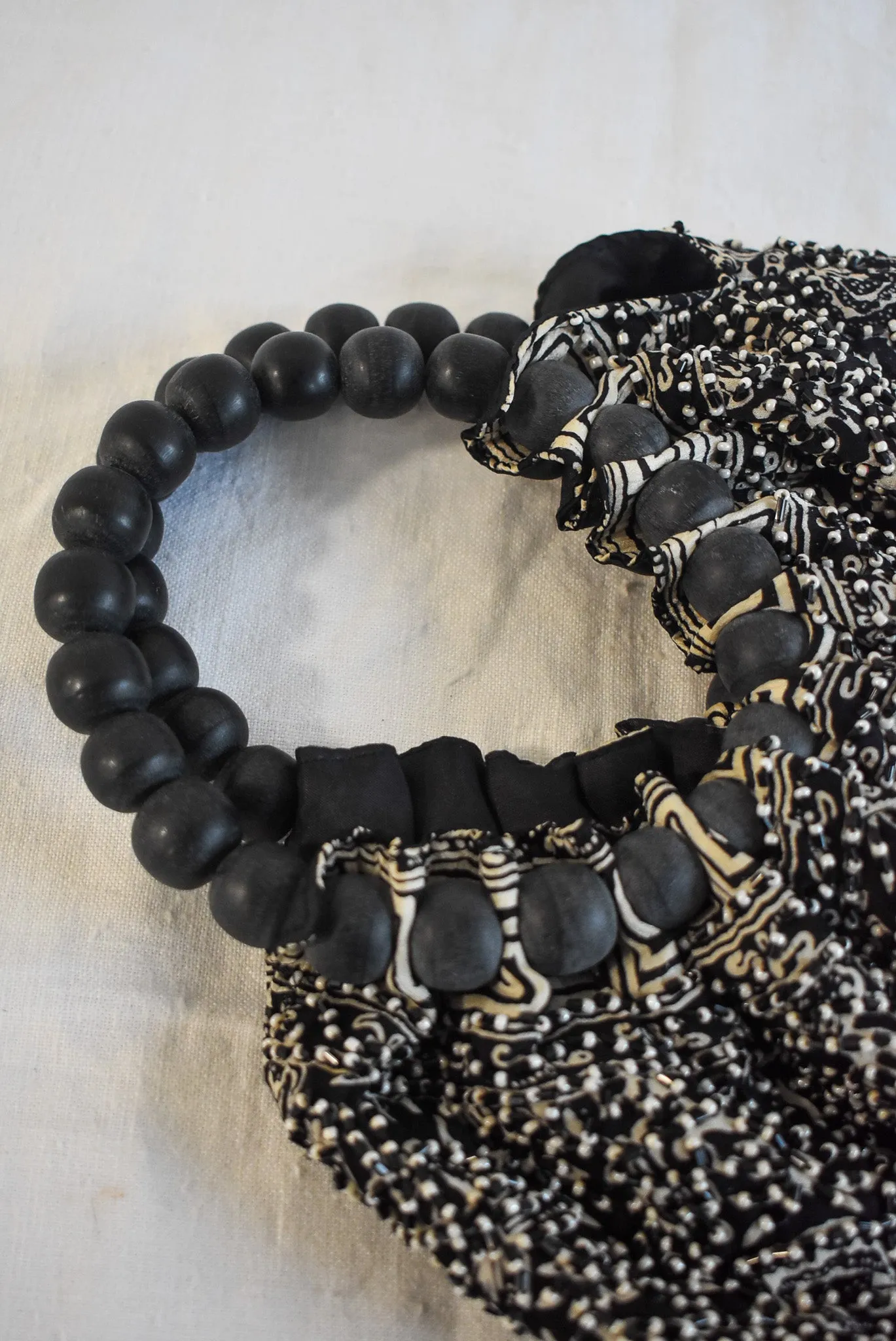 Y2K beaded clutch bag